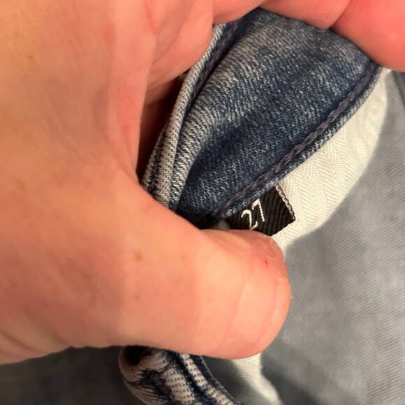 7 For All Mankind Women's MID RISE ANKLE SKINNY Jeans 27/4 - Picture 5 of 13